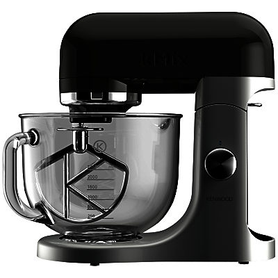 Kenwood KMX50GBK kMix Kitchen Machine Glass Bowl Mixer, Black